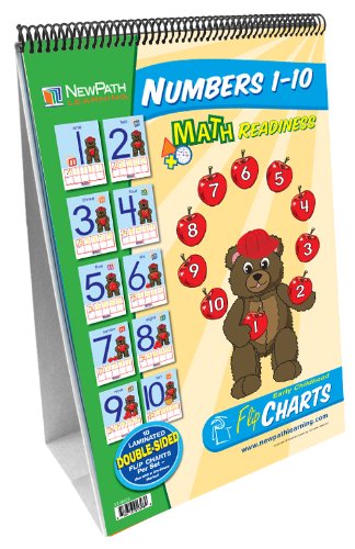 NewPath Learning Numbers 1-10 Curriculum Mastery Flip Chart Set, Early Childhood