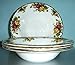 Royal Albert Old Country Roses 4 Rim Soup Bowls New in Box