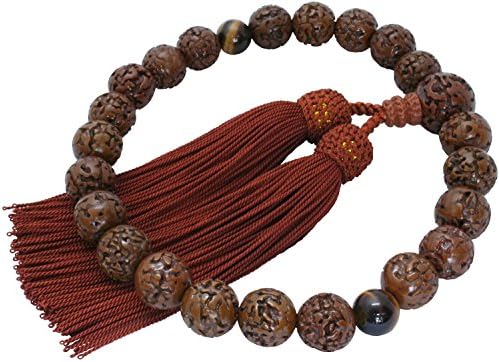 Each denomination also used informal rosary Kongo linden 22 ball Deva tiger eye stone for Saiga workshop rosary man