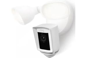 MEFFORT INC Silicone Skin Case Compatible with Ring Floodlight Cam Wired Pro - Sun Glare, UV & Weather Protection Skins Cover (White, 1 Pack)