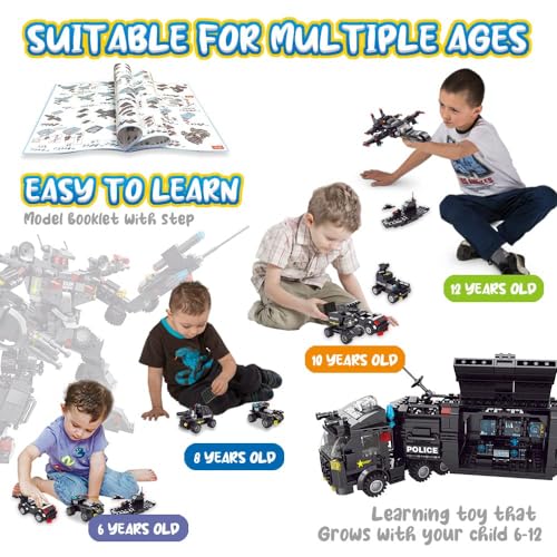 YMGN 51in1 Robot Building Kit for Kids STEM Building Toys Erector Set