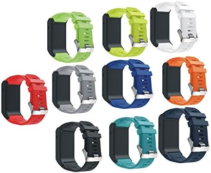 SongNi for Garmin Vivoactive HR Watch band,[10 Pack] Soft Silicone Sport Replacement Strap Band for Garmin Vivoactive HR Smart Watch