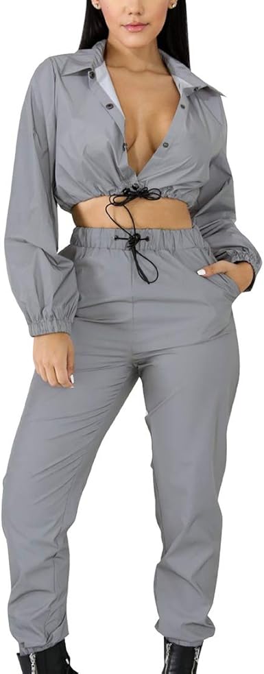 reflective womens tracksuit