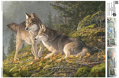 Buffalo Games - Jim Hautman - Alpha Pair - 1000 Piece Jigsaw Puzzle for Adults Challenging Puzzle Perfect for Game Nights - Finished Puzzle Size is 26.75 x 19.75