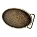 Buckle Rage Oval Blank Belt Buckle Bronze