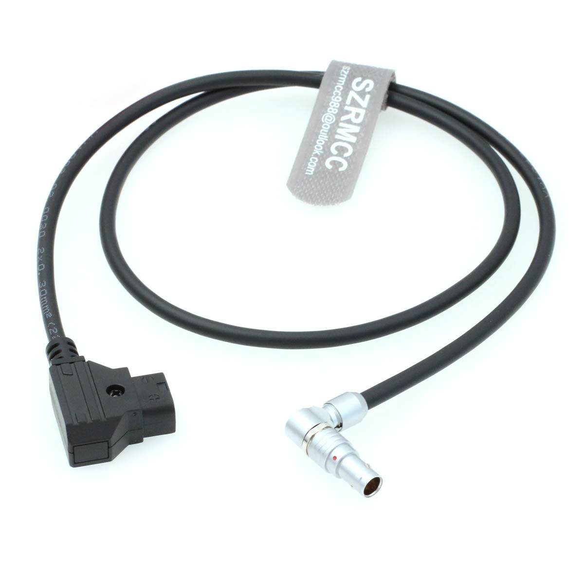 SZRMCC D-tap to Right Angle 5 Pin Power Cable for Transvideo StarliteHD5 ARRI Only OLED Monitor