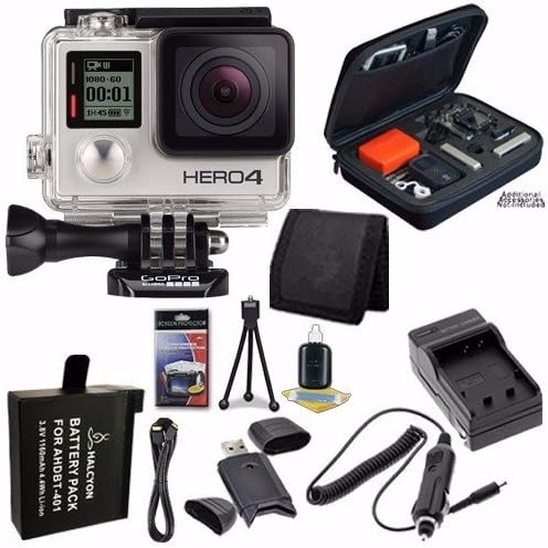 GoPro HERO4 Silver Camera Saver Bundle (10 Items)