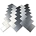 Art3d Peel and Stick Backsplash Long Grain Metal Tile for Kitchen and Bathrooms, Blushed Silver 3