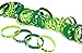 Moon Boat 74PCS St. Patrick's Day Shamrock Rubber Wristbands Bracelets - Party Favors Supplies Gifts Decorations