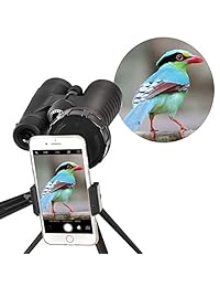 Landove   Soporte adaptador para teléfono móvil con telescopio y ranura para puntos monoculares de trabajo, Samsung, HTC, LG More(Plus One)