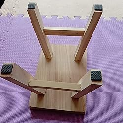 Golden Sun WM Unfinished Step Stool Footstool