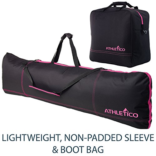 image for Athletico Two-Piece Snowboard and Boot Bag Combo | Store & Transport S