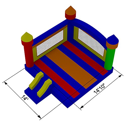 Inflatable HQ Commercial Grade Bounce House 100 PVC Castle 16 x 16