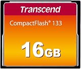 Transcend 16GB CompactFlash CF Card 133X Ultra DMA 4 MLC NAND for DSLRs view 1