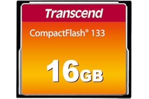Transcend 16GB CF Card (133X), Black, TS16GCF133