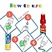 Develop Smarter Toss and Catch Paddle Ball Set Game Develop Smarter Water Drawing Mat for Toddlers - Large Aqua Magic Mat for Boys, Girls - Educational Mess Free Water Doodle Board with Pens