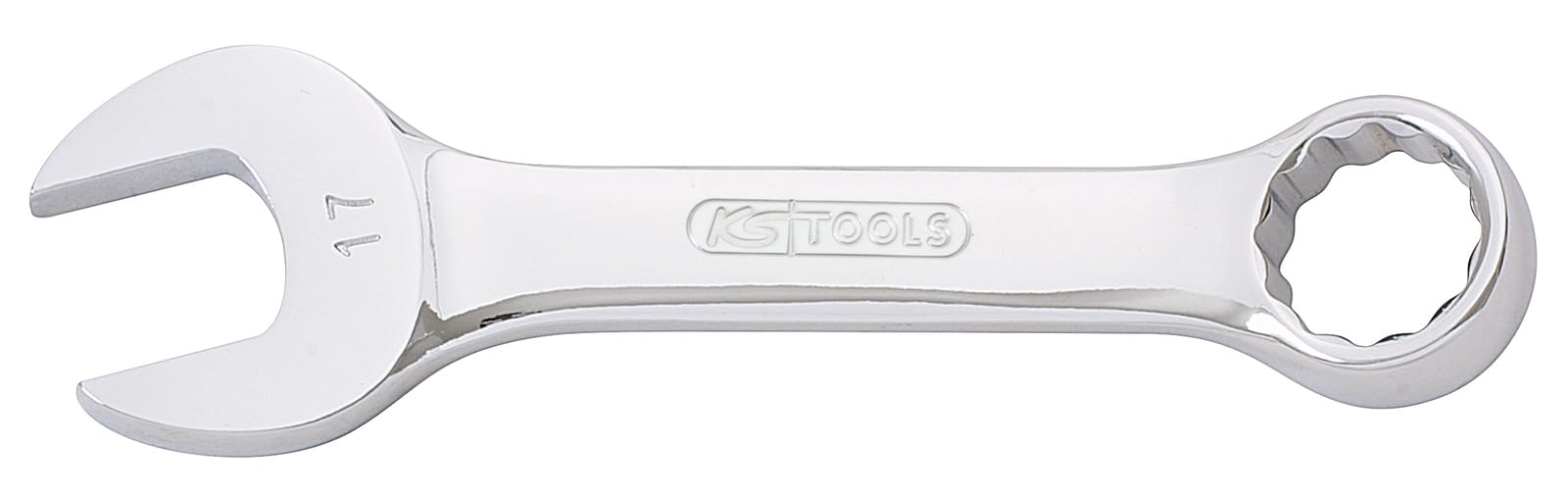 KS Tools 518.0015 CHROME + ring spanner, kurz, 15 mm