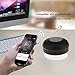 Waterproof Bluetooth Shower Speaker, Lonchan Water Resistant Handsfree Portable Wireless Shower Speaker ,Build-in Microphone, Solid Suction Cup, 6 hrs Play Time,Black