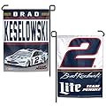 NASCAR Driver 12 x 18 2-Sided Garden Flag - 2017 Graphics (Brad Keselowski)