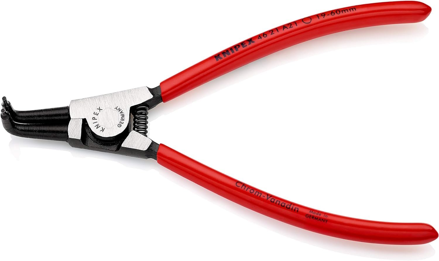 KNIPEX Circlip Pliers for External Circlips on Shafts with Plastic Coating 170 mm, 46 21 A21