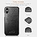 ICARER Leather Case Compatible for Phone XM Black
