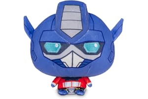 Teeturtle Cloudheads Optimus Prime Plush - 5-Inch Official Transformers Stuffed Animal with Embroidered Details - Soft Cuddly Plush Toys for Kids, Teens, and Adults