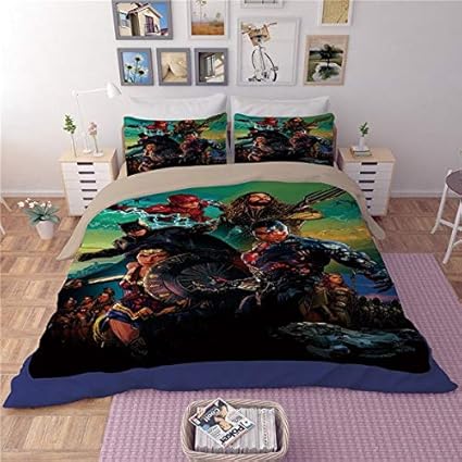 Amazon Com Fumak The Avengers Comforter Bed Linen 3d Quilt Cover