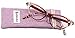 SOOLALA Womens Fashion Designer Rhinestone Cat Eye Magnifying Reading Glasses, 2pack, +2.0D