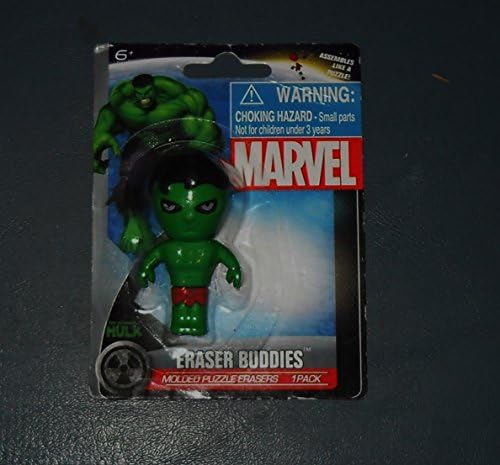 Marvel Eraser Buddies Molded Puzzle Eraser - Hulk - Single Pack