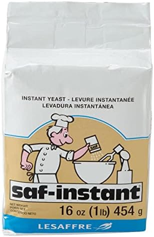 TableTop King Lesaffre SAF-Instant 1 lb. Vacuum Packed Yeast