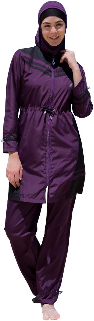 Adabkini 2016 Simge, Islamic Swimsuit Design, 4-Piece with Swimming Cap Included