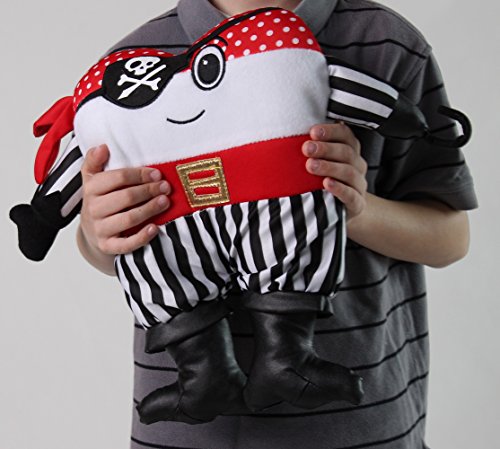 Snuggle Stuffs Plush Pirate Booty Tooth Fairy Pillow With Pocket