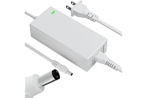 NVMW Power Cord Replacement DC18V 3A Charger Compatible with Cricut Cutting Machine Explore Air 2/Maker/Explore/Explore Air/Explore One/Expression/Expression 2/Create/Cake/Mini/Cake Mini/Original… (White)