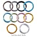 PandaHall Elite 10 Rolls Aluminum Craft Wire 18 Guage Flexible Artistic Floral Jewely Beading Wire 10 Colors DIY Jewelry Craft Making Each Roll 65 Feet