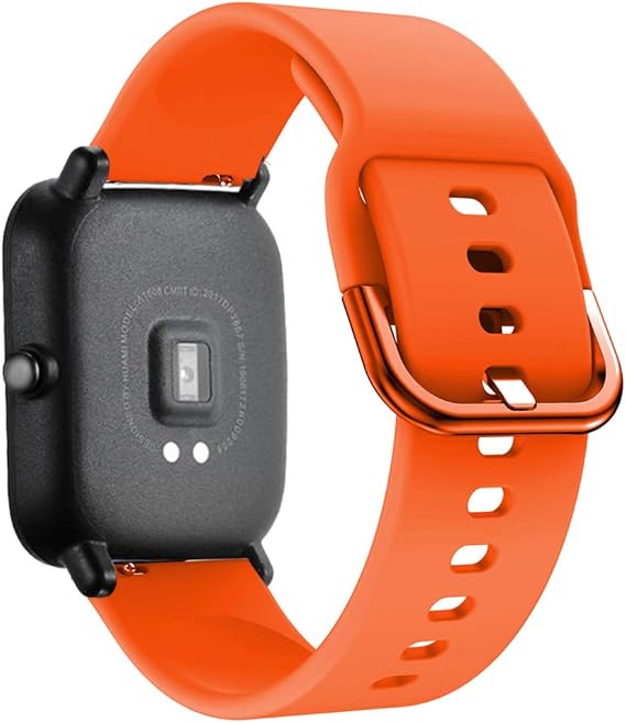 Amazon Comtax Compatible With Huami Samsung Galaxy Active Watch Band 替えベルト 腕時計 ベルト シリコン 時計 交換用 バンド シンプル オレンジ 時計バンド 腕時計 通販