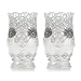 LAGUTE 5PCS Vintage Classic Luxury Bathroom Bath 3D Decor Accessories Collection Set for Hotel & Home with Soap dispenser, Toothbrush Holder, Toothbrush Cup, Soap Dish (White)