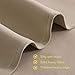 NICETOWN Room Darkening Curtain Panels for Living Room, Thermal Insulated Grommet Room Darkening Draperies/Drapes for Window (Biscotti Beige, 2 Panels, W42 x L45 -Inch)