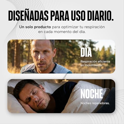 Sleep Ritual Tira Nasal Magnética Reutilizable. Dilatador Nasal para Dormir, Respirar Mejor y Deporte. Anti Ronquidos. Nasal Strips. Incluye 4 Tiras, 60 Adhesivos de Repuesto y Aplicador