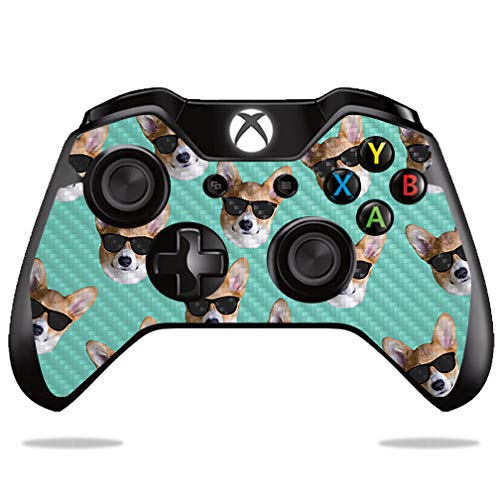 MightySkins Carbon Fiber Skin for Microsoft Xbox One or One S Controller - Cool…