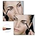 Eyebrow Pencil Long Lasting Waterproof Easy To Color Durable Peel Off Pull Cord Brow Pen Makeup Cosmetic (black)