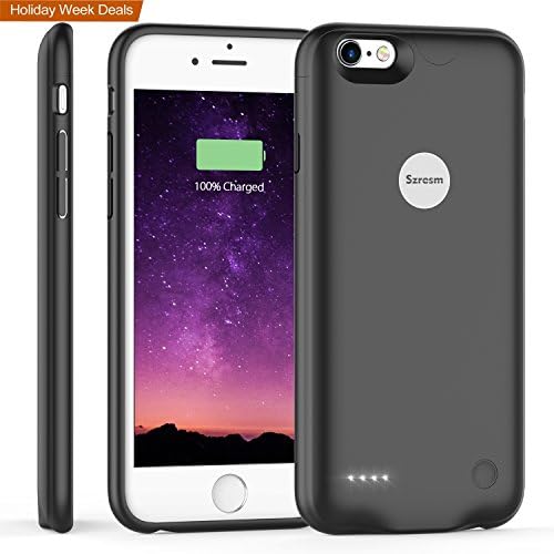 iPhone 6 6s Battery Case, Szresm 2500mAh Portable Charging Case for iPhone 6 6s(4.7 inch) Extended Battery Juice Pack
