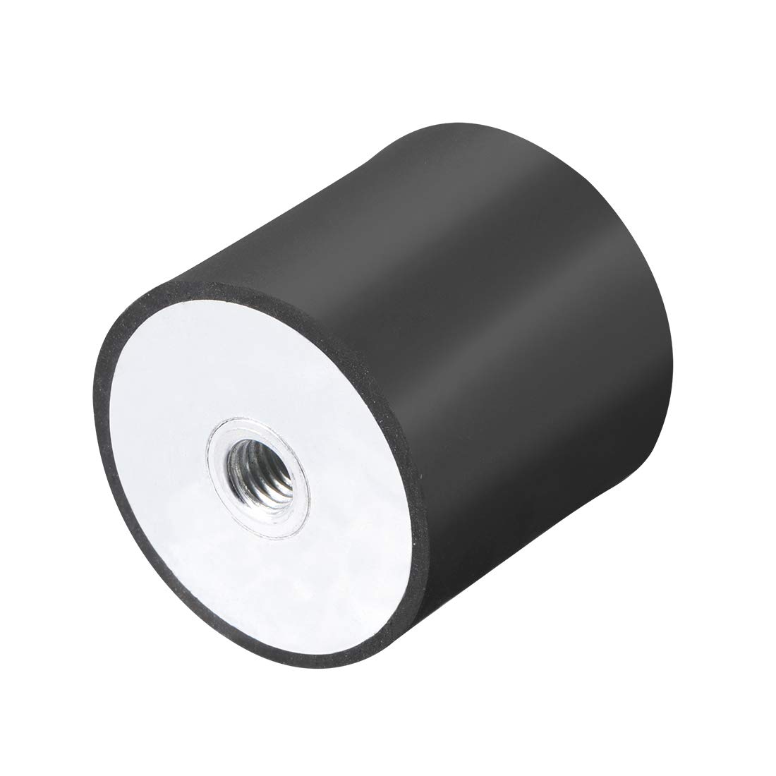 sourcing map 40 x 40mm M8 Thread Female Rubber Mounts,Vibration Isolators,Replaces Anti Vibration Pads Flat Silentblock Base Block