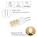 G4 LED Bulbs 120V Bi-Pin Base 3.5W Warm White 3000k 120lm/w Equivalent to 35W Halogen for Under-Cabinet, Ceiling, Table, Puck Lights (Pack of 5)