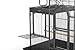 Prevue Pet Products BPV3159 Double Roof Bird Cage with Playtop, 36-1/2 by 27-1/4-Inch, Black
