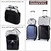 Premium Ultralight Compression Packing Cubes for Travel - Bag Factor Luggage Organizer Set (Grey - 5 Set)