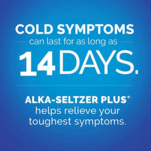 ALKASELTZER PLUS NonDrowsy Cold PowerFast Fizz Effervescent Tablets for Adults with Nasal