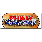 12" Philly Cheese Steak Decal Sticker cheesesteak