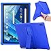HminSen Compatible/Replacement for Ultra Slim Soft Silicon Rugged Back Stand Cover Lenovo Tab 4 10/Tab4 10 Plus case 2017 Release ZA2J0007US (Navy Blue)