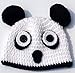 Toptim Baby Photography Prop Newborn Crochet Hat Pants and Shoes Panda Design 0-12M (Black/White)