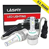 LASFIT LED Headlight Bulbs All-in-One Conversion Kit 9006 HB4-72W 7600Lm 6000K Cool White-Fog Lights/Low Beam Headlight Bulb Replacement